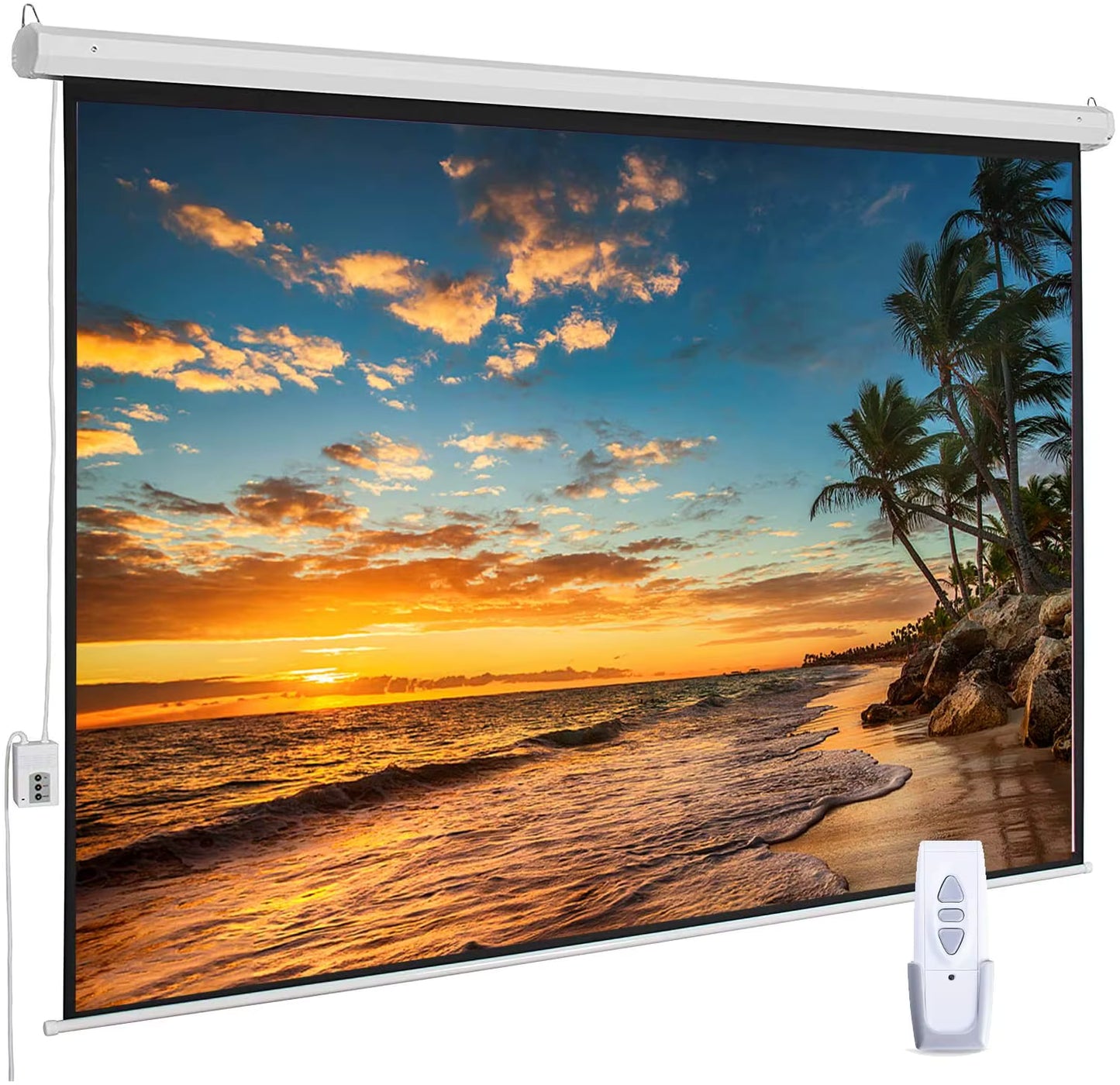 Luxprojecteur Projection Screen – Motorized Home Theater Screen 100" 16:9