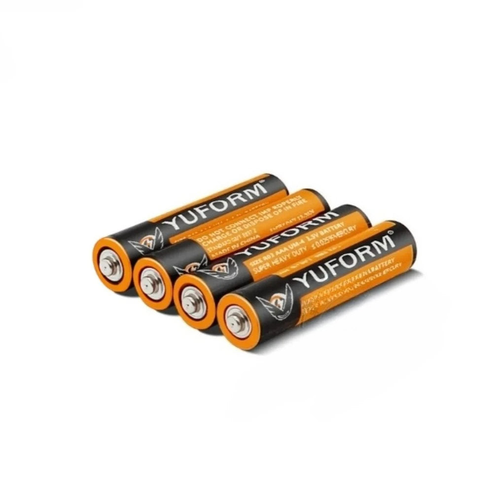 High Power Capacity Long Lasting 1.5V AAA Carbon Zinc Disposable Battery