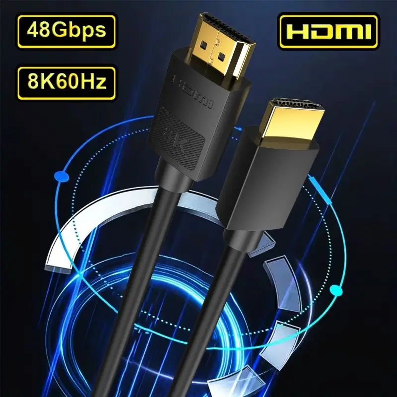 Luxprojecteur Long 8K HDMI 2.1 Cable – Ultra High Speed Braided Cord