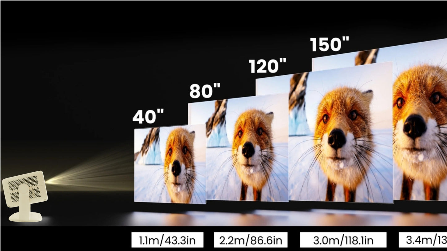 Magcubic Luxprojecteur – Native 1080P 650ANSI 4K Android 11